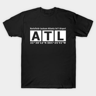 ATL Airport, Hartsfield–Jackson Atlanta International Airport T-Shirt